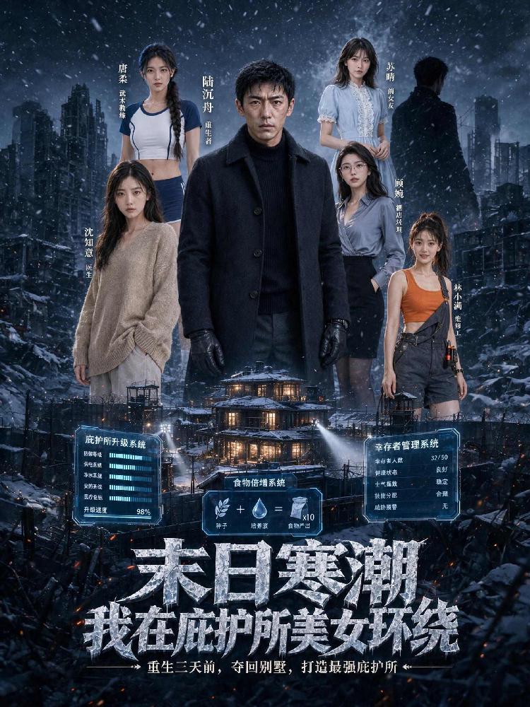 《末日寒潮：我在庇护所》短剧官方竖版封面